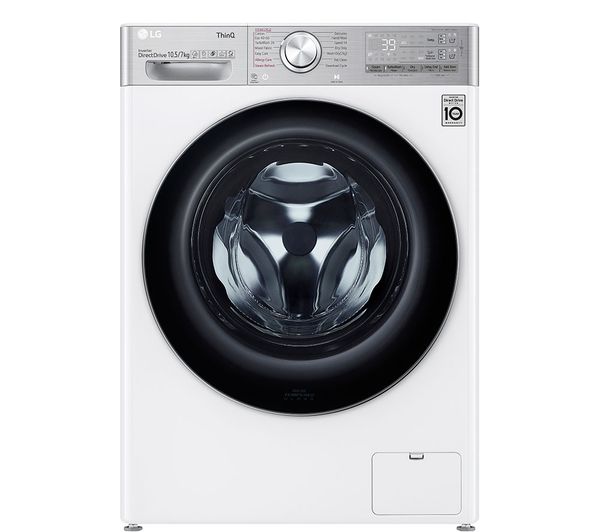 LG EZDispense with TurboWash 360 V11 FWV1117WTSA WiFi-enabled 10.5 kg Washer Dryer - White
