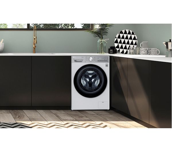 LG EZDispense with TurboWash 360 V11 FWV1117WTSA WiFi-enabled 10.5 kg Washer Dryer - White