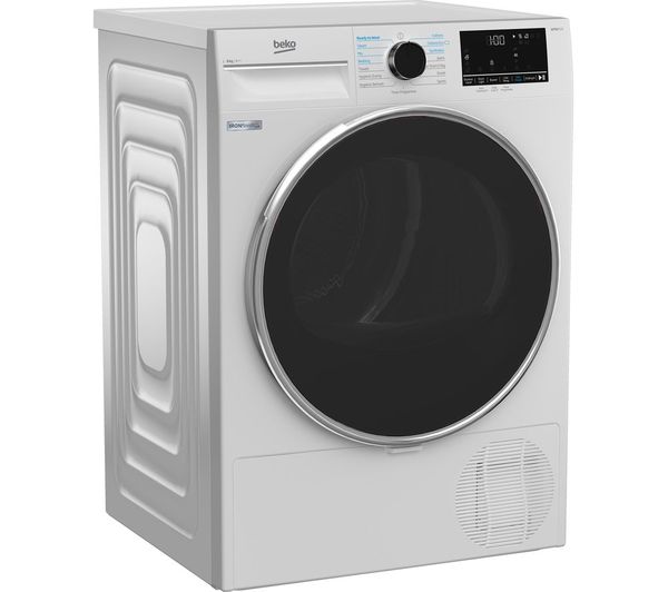 BEKO Pro IronFinish B5T4823IW 8 kg Heat Pump Tumble Dryer - White
