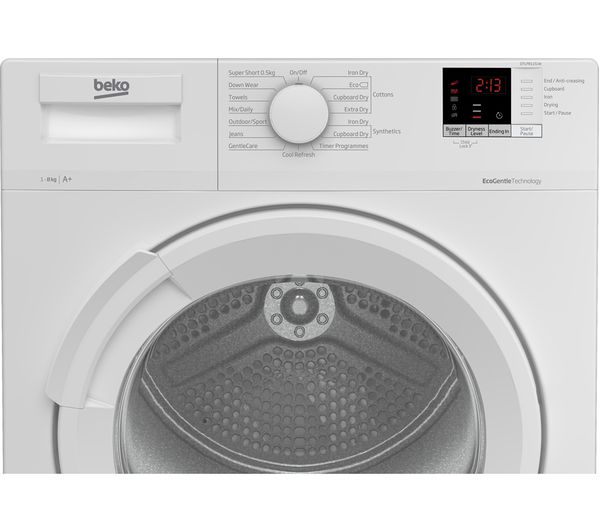 BEKO DTLP81151W 8 kg Heat Pump Tumble Dryer - White