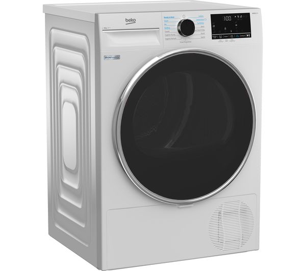 BEKO Pro IronFinish B5T4923IW 9 kg Heat Pump Tumble Dryer - White