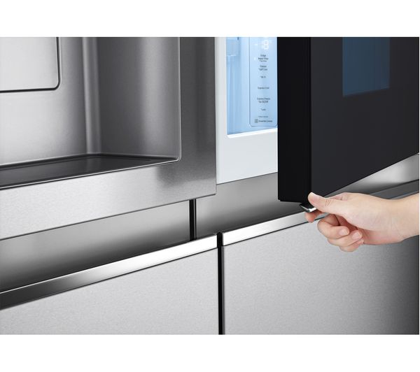 LG InstaView GSXV90BSAE American-Style Smart Fridge Freezer - Stainless Steel