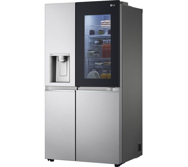 LG InstaView GSXV90BSAE American-Style Smart Fridge Freezer - Stainless Steel