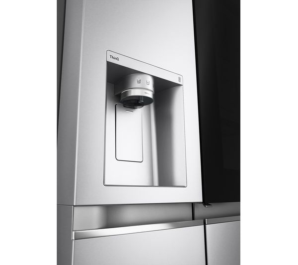 LG InstaView GSXV91BSAE American-Style Smart Fridge Freezer - Stainless Steel