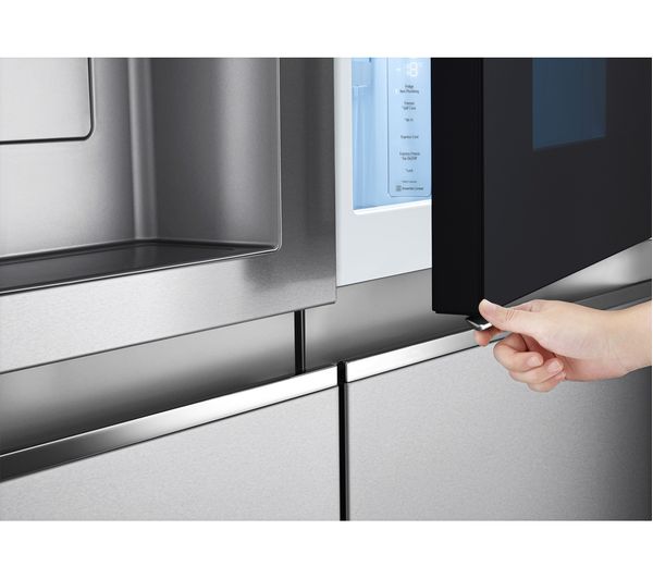 LG InstaView GSXV91BSAE American-Style Smart Fridge Freezer - Stainless Steel