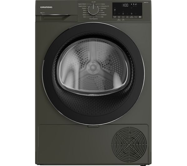 GRUNDIG GT54923CG 9 kg Heat Pump Tumble Dryer - Graphite
