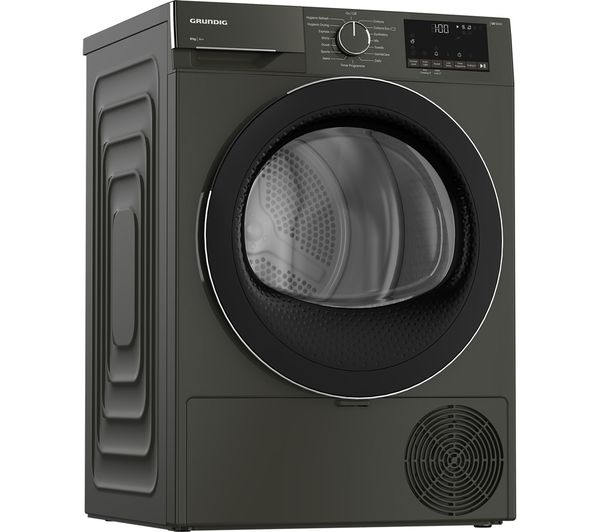GRUNDIG GT54923CG 9 kg Heat Pump Tumble Dryer - Graphite