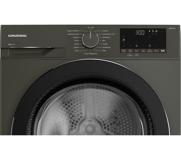 GRUNDIG GT54923CG 9 kg Heat Pump Tumble Dryer - Graphite