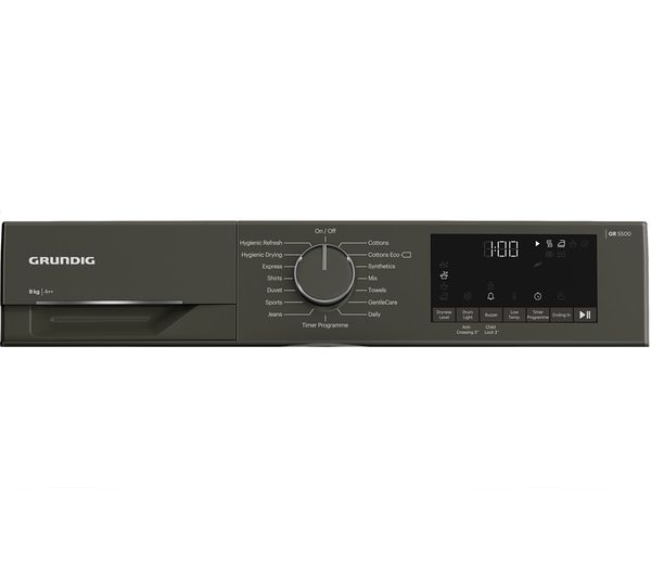 GRUNDIG GT54923CG 9 kg Heat Pump Tumble Dryer - Graphite