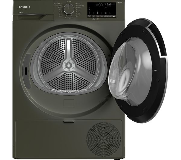GRUNDIG GT54923CG 9 kg Heat Pump Tumble Dryer - Graphite