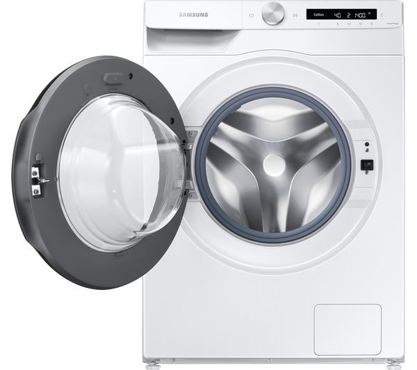 SAMSUNG Series 5 ecobubble WW12T504DAW WiFi-enabled 12 kg 1400 Spin Washing Machine - White
