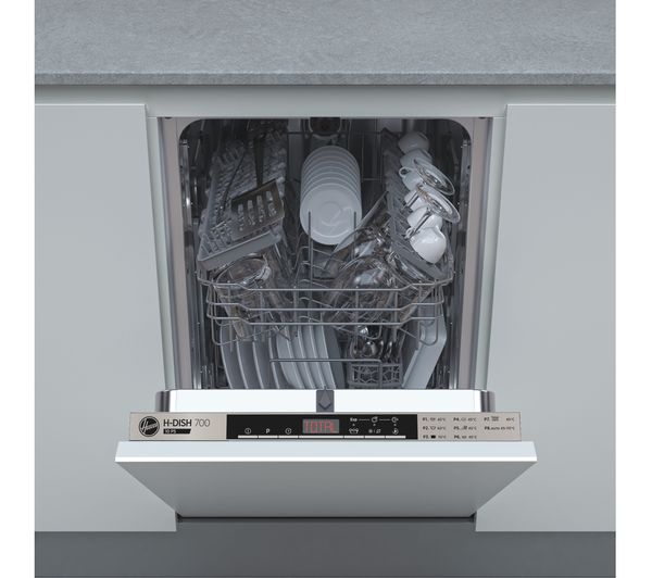 HOOVER HMIH 2T1047-80 Slimline Fully Integrated Dishwasher