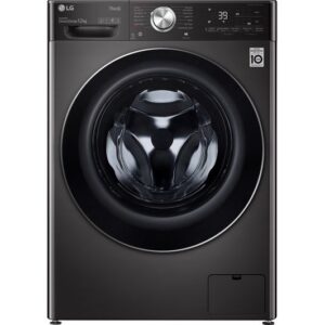 LG TurboWash 360 with Steam+ V10 F4V1012BTSE WiFi-enabled 12 kg 1400 Spin Washing Machine - Black