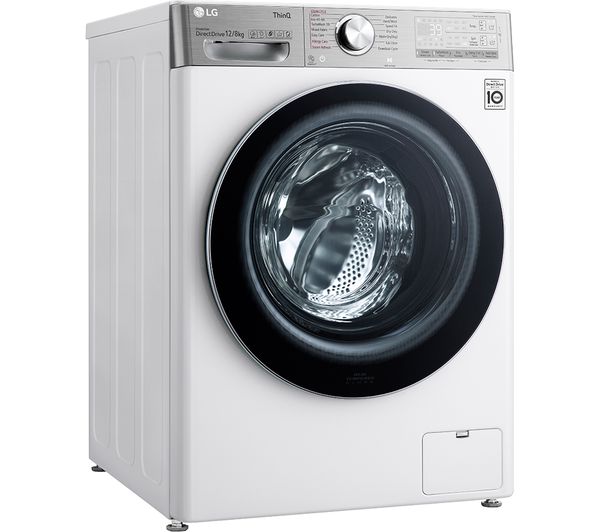 LG EZDispense with TurboWash 360 V11 FWV1128WTSA WiFi-enabled 12 kg Washer Dryer - White