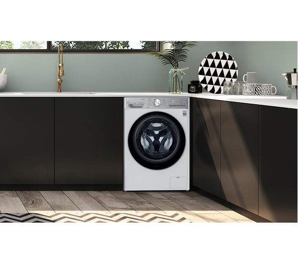 LG EZDispense with TurboWash 360 V11 FWV1128WTSA WiFi-enabled 12 kg Washer Dryer - White