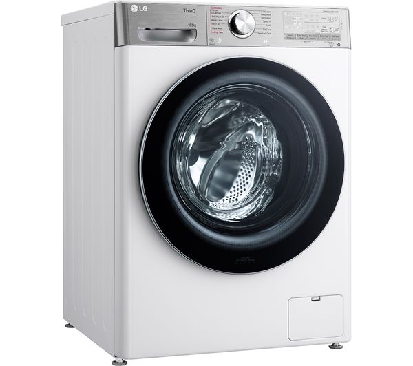 LG EZDispense with TurboWash 360 V11 F6V1110WTSA WiFi-enabled 10.5 kg 1600 Spin Washing Machine - White
