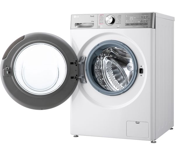 LG EZDispense with TurboWash 360 V11 F6V1110WTSA WiFi-enabled 10.5 kg 1600 Spin Washing Machine - White