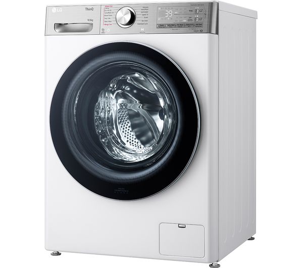 LG EZDispense with TurboWash 360 V11 F6V1110WTSA WiFi-enabled 10.5 kg 1600 Spin Washing Machine - White