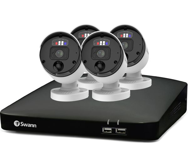 SWANN Enforcer SWNVK-889904-EU 8-Channel 4K Ultra HD NVR Security System - 2 TB 4 Cameras