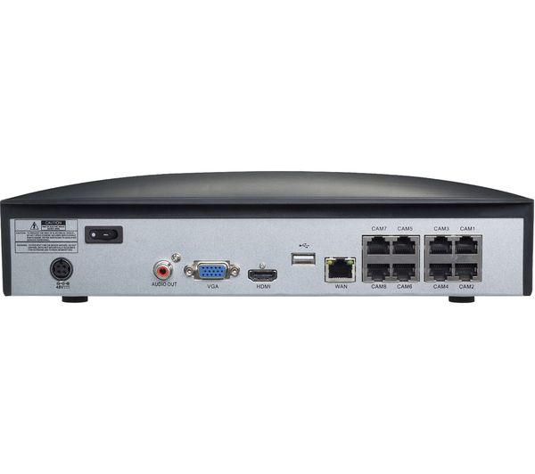 SWANN Enforcer SWNVK-889904-EU 8-Channel 4K Ultra HD NVR Security System - 2 TB 4 Cameras