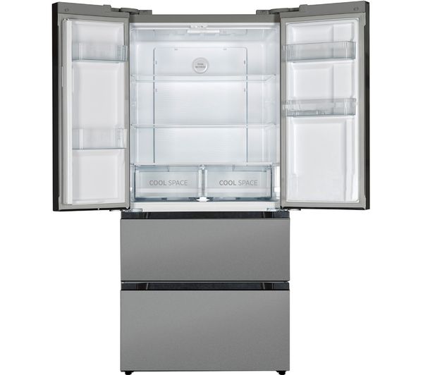 HOOVER HSF818FXK Fridge Freezer - Stainless Steel