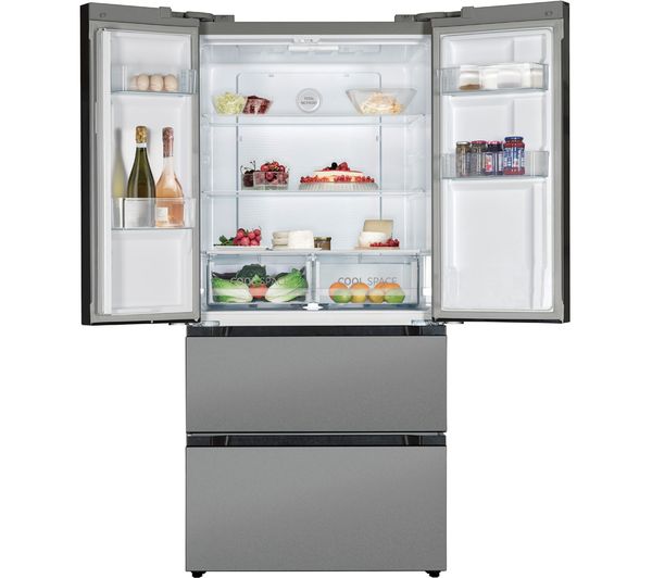 HOOVER HSF818FXK Fridge Freezer - Stainless Steel