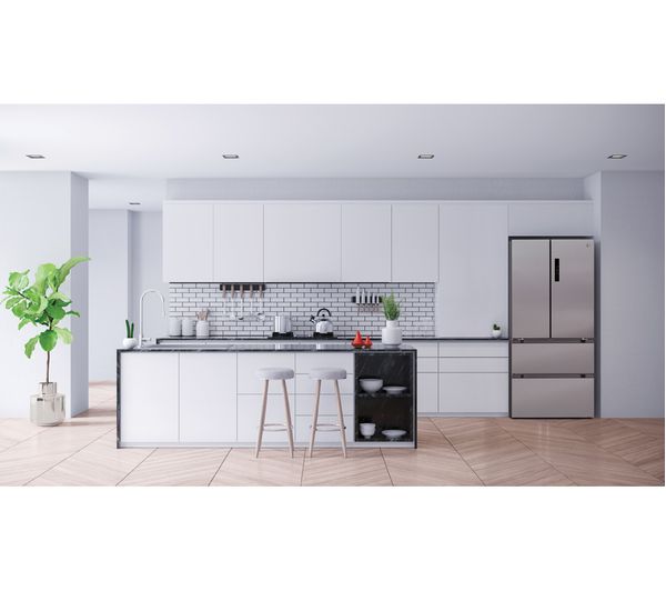HOOVER HSF818FXK Fridge Freezer - Stainless Steel