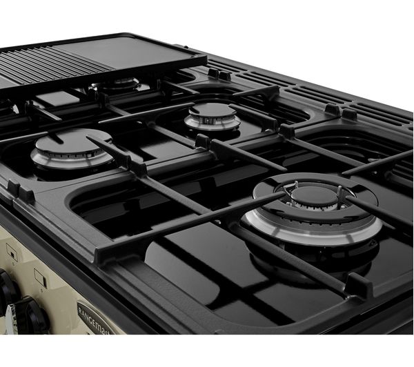 RANGEMASTER Estate 90 EST90DFFIV C Dual Fuel Range Cooker - Ivory & Chrome