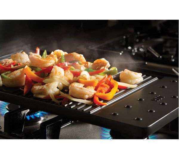 RANGEMASTER Estate 90 EST90DFFBL C Dual Fuel Range Cooker - Black & Chrome