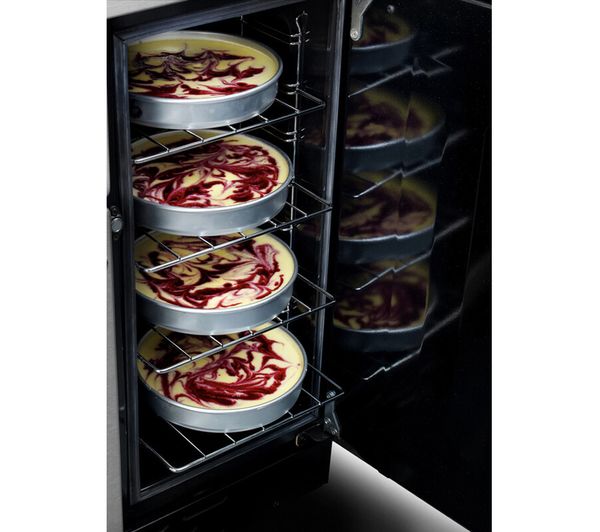 RANGEMASTER Estate 90 EST90DFFBL C Dual Fuel Range Cooker - Black & Chrome