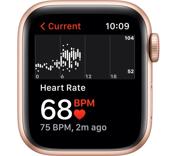 APPLE Watch SE Cellular - Gold Aluminium with Maize & White Sport Loop 40 mm
