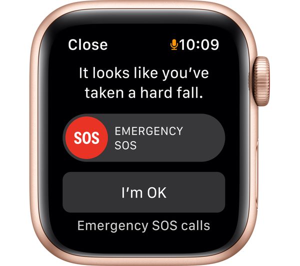 APPLE Watch SE Cellular - Gold Aluminium with Maize & White Sport Loop 40 mm