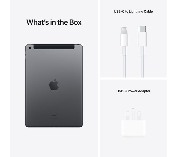 APPLE 10.2" iPad Cellular (2021) - 64 GB Space Grey