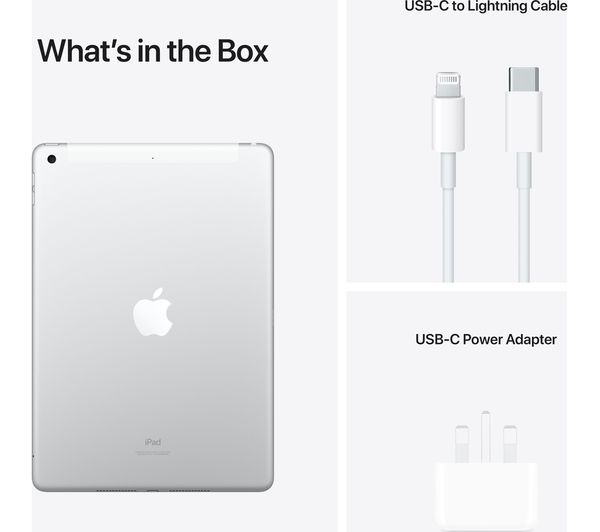 APPLE 10.2" iPad Cellular (2021) - 64 GB Silver