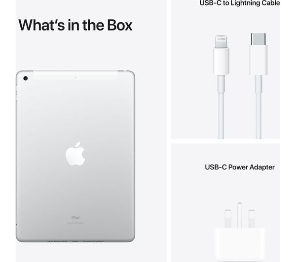 APPLE 10.2" iPad Cellular (2021) - 256 GB Silver
