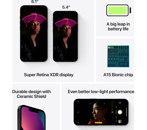 APPLE iPhone 13 - 512 GB Midnight