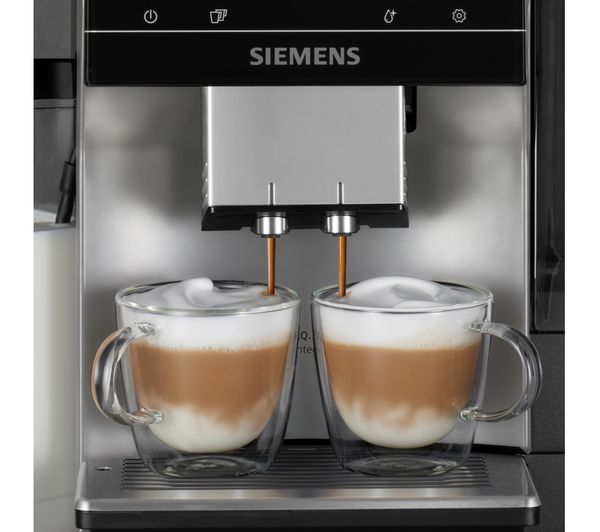 SIEMENS Home Connect TQ703GB7 Smart Bean to Cup Coffee Machine – Inox & Silver