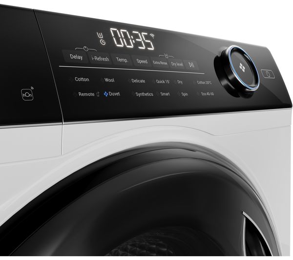 HAIER i-Pro Series 5 HWD90-B14959U1 WiFi-enabled 9 kg Washer Dryer - White