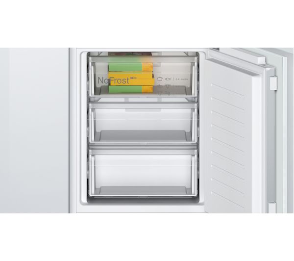 BOSCH Series 2 KIN86NFF0G Integrated 60 40 Fridge Freezer - Fixed Hinge
