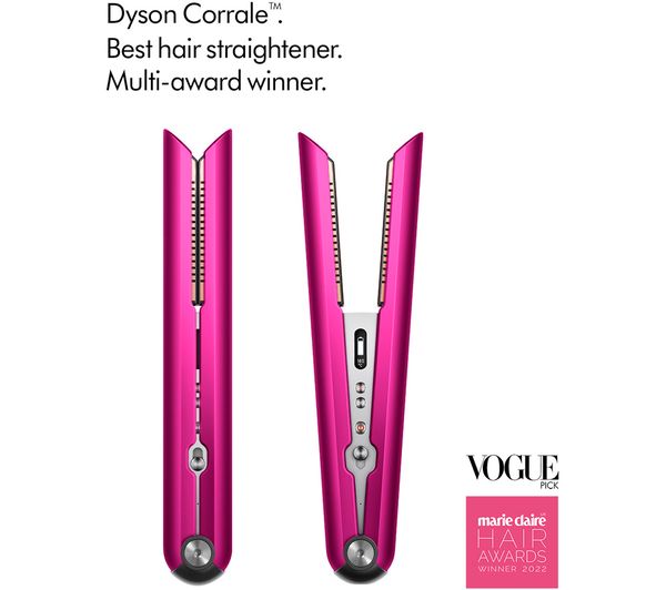 DYSON Corrale Hair Straightener - Fuchsia & Bright Nickel