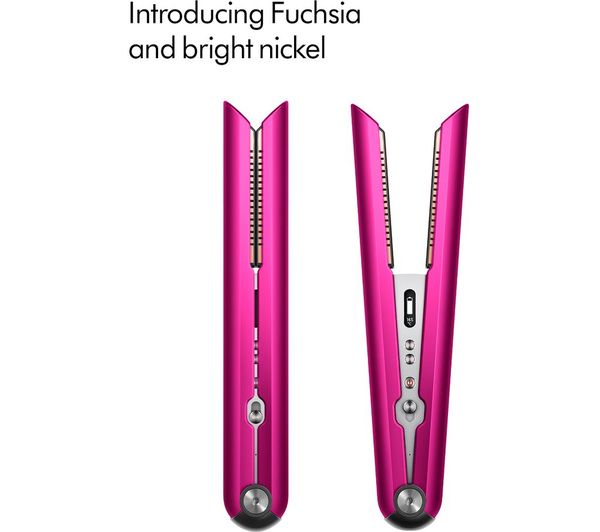 DYSON Corrale Hair Straightener - Fuchsia & Bright Nickel