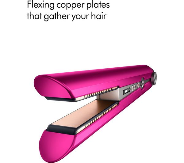 DYSON Corrale Hair Straightener - Fuchsia & Bright Nickel