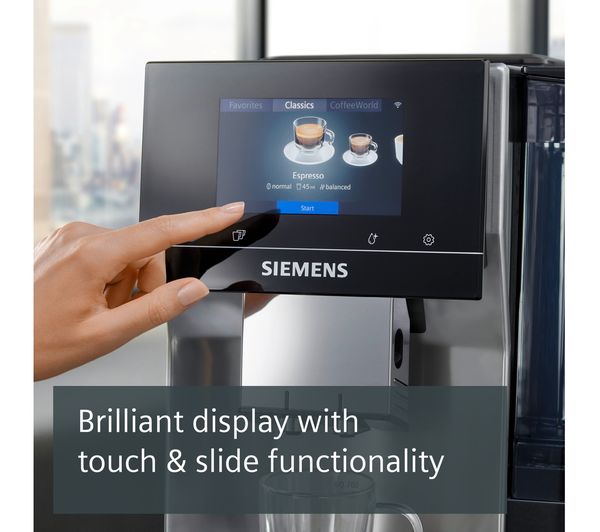 SIEMENS EQ.700 TP705GB1 Smart Bean to Cup Coffee Machine - Graphite