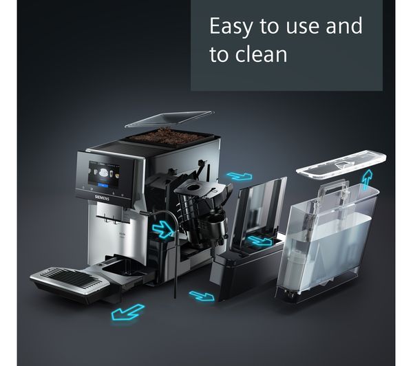 SIEMENS EQ.700 TP705GB1 Smart Bean to Cup Coffee Machine - Graphite