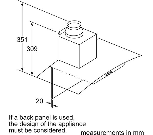 NEFF N30 D94ABC0N0B Chimney Cooker Hood - Stainless Steel