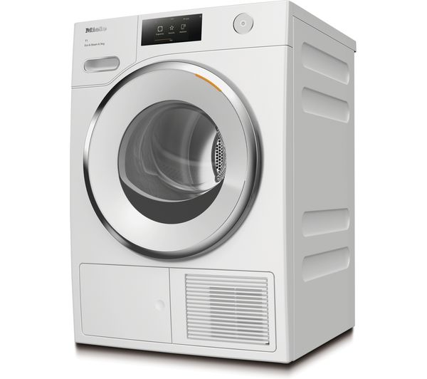 MIELE T1 Eco&Steam TWR780 WP WiFi-enabled 9 kg Heat Pump Tumble Dryer - White