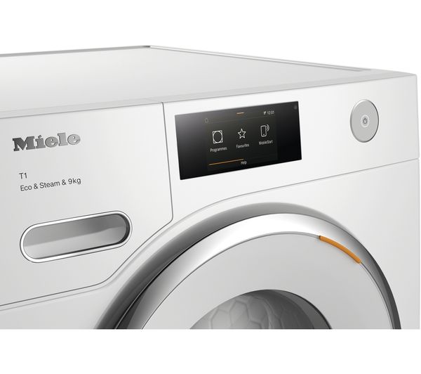 MIELE T1 Eco&Steam TWR780 WP WiFi-enabled 9 kg Heat Pump Tumble Dryer - White