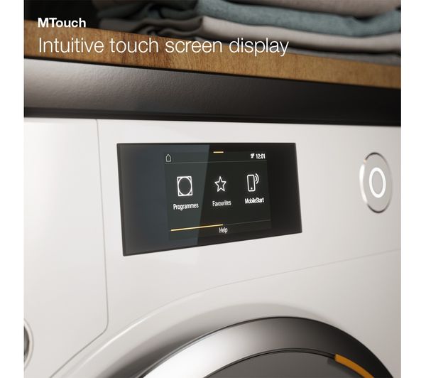 MIELE T1 Eco&Steam TWR780 WP WiFi-enabled 9 kg Heat Pump Tumble Dryer - White
