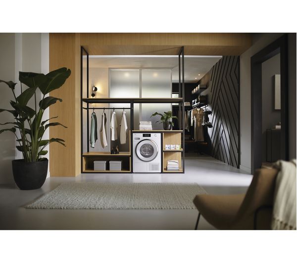 MIELE T1 Eco&Steam TWR780 WP WiFi-enabled 9 kg Heat Pump Tumble Dryer - White