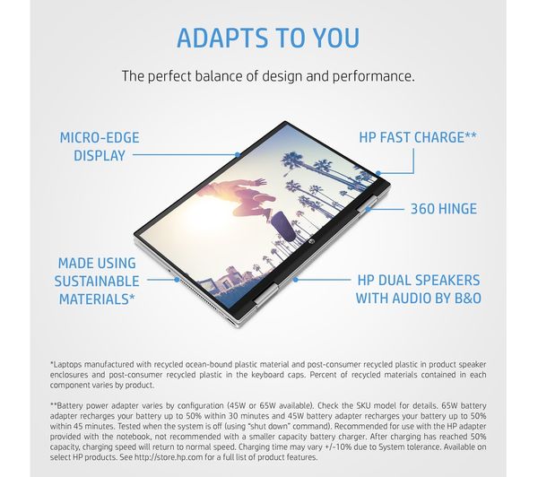 HP Pavilion x360 14-dy0519 14" 2 in 1 Laptop - Intel® Core™ i3 256 GB SSD Silver